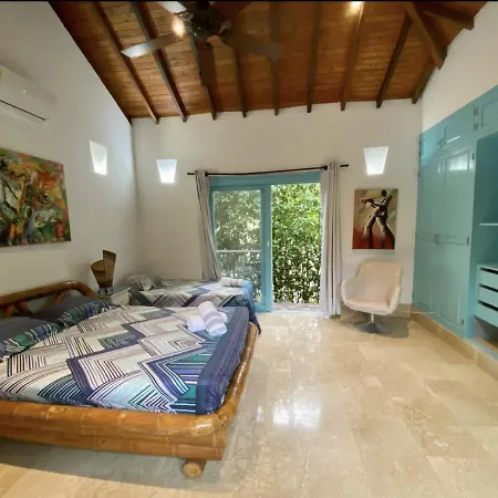 Villa Acojedora Familiar En Cartagena, A 20 Minutos Del Aeropuerto *